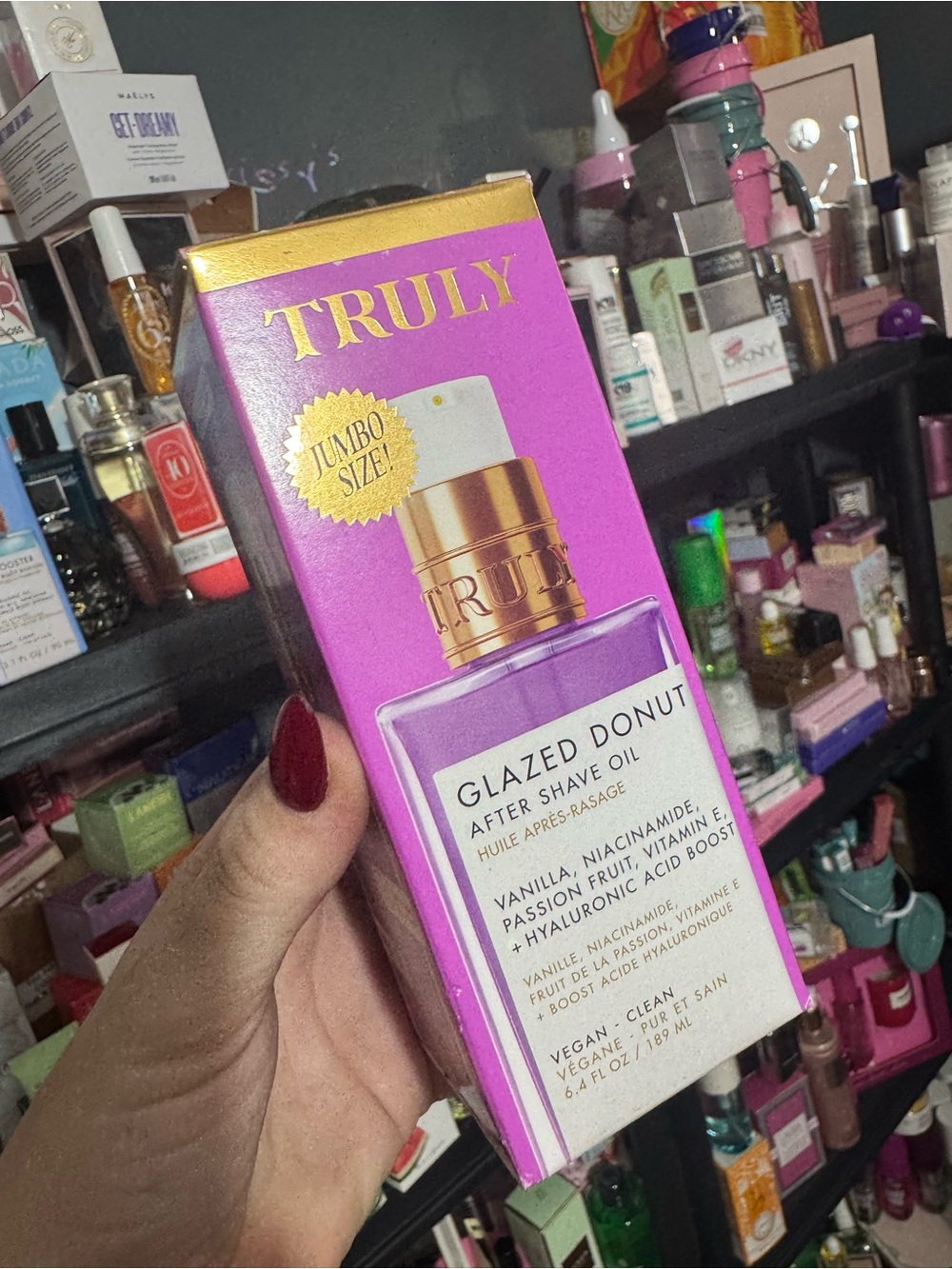 TRULY Glazed Donut After Shave Oil - JUMBO
